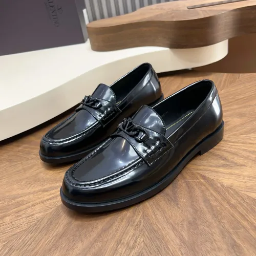Valentino Leather Shoes For Men #1443243 $132.00 USD, Wholesale Replica Valentino Leather Shoes