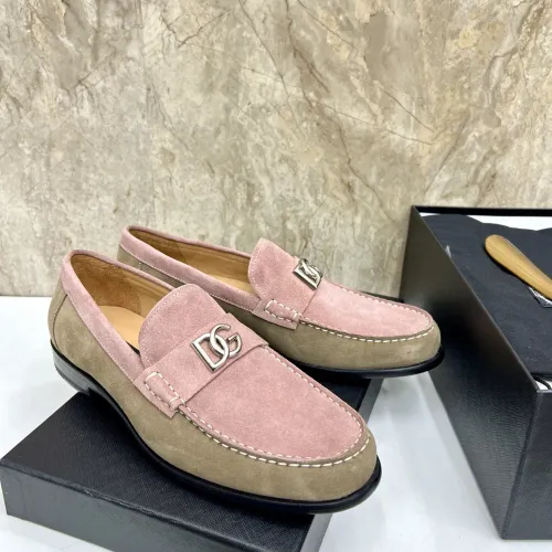 Dolce &amp; Gabbana D&amp;G Leather Shoes For Men #1443244 $172.00 USD, Wholesale Replica Dolce &amp; Gabbana D&amp;G Leather Shoes