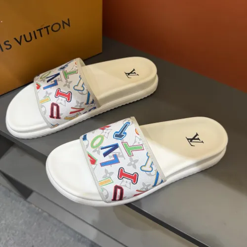 Louis Vuitton Slippers For Men #1443370 $52.00 USD, Wholesale Replica Louis Vuitton Slippers
