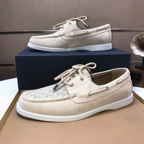 Replica Christian Dior Leather Shoes For Men #1443552 $102.00 USD for Wholesale
