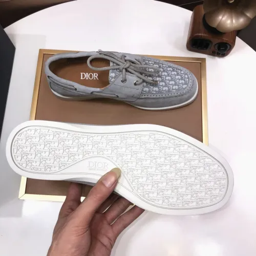 Replica Christian Dior Leather Shoes For Men #1443553 $102.00 USD for Wholesale