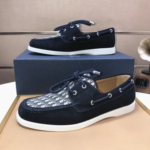 Christian Dior Leather Shoes For Men #1443554 $102.00 USD, Wholesale Replica Christian Dior Leather Shoes
