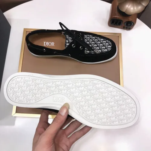 Replica Christian Dior Leather Shoes For Men #1443555 $102.00 USD for Wholesale