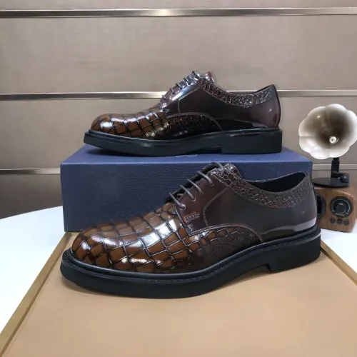 Christian Dior Leather Shoes For Men #1443556 $135.00 USD, Wholesale Replica Christian Dior Leather Shoes