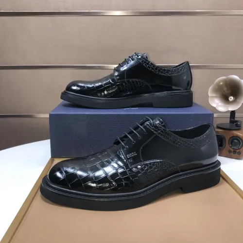 Christian Dior Leather Shoes For Men #1443557 $135.00 USD, Wholesale Replica Christian Dior Leather Shoes