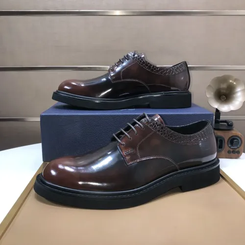 Christian Dior Leather Shoes For Men #1443559 $135.00 USD, Wholesale Replica Christian Dior Leather Shoes