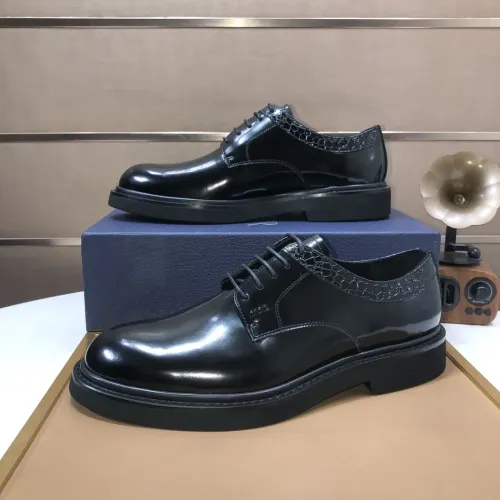 Christian Dior Leather Shoes For Men #1443561 $135.00 USD, Wholesale Replica Christian Dior Leather Shoes