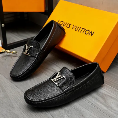 Louis Vuitton LV Oxfords Shoes For Men #1443585 $80.00 USD, Wholesale Replica Louis Vuitton LV Oxfords Shoes