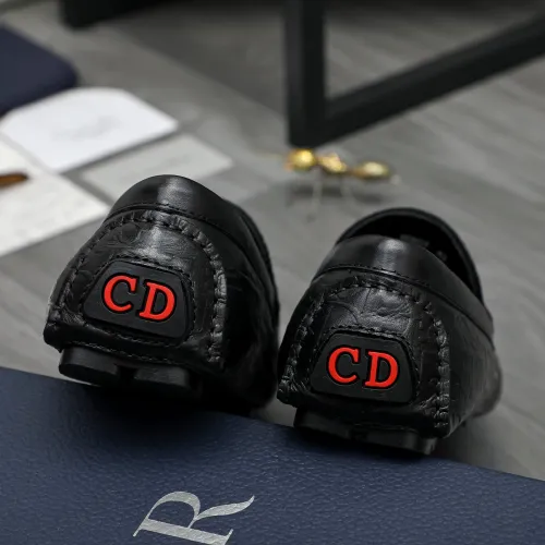 Replica Christian Dior Leather Shoes For Men #1443596 $80.00 USD for Wholesale