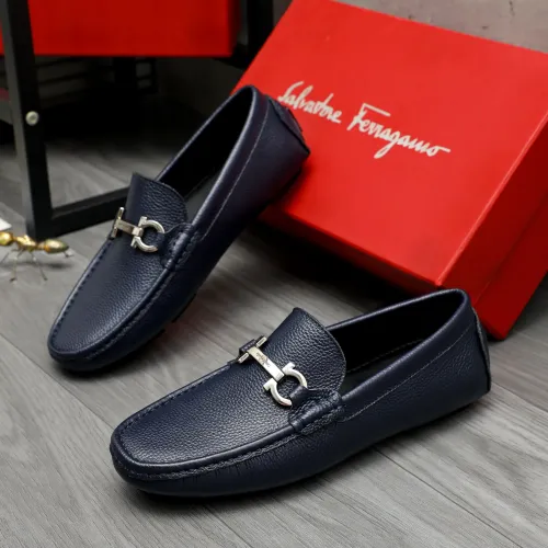 Salvatore Ferragamo Leather Shoes For Men #1443615
