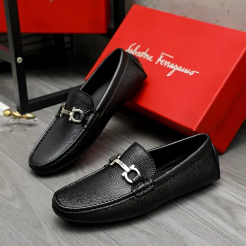Salvatore Ferragamo Leather Shoes For Men #1443617