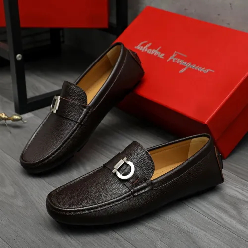 Salvatore Ferragamo Leather Shoes For Men #1443627