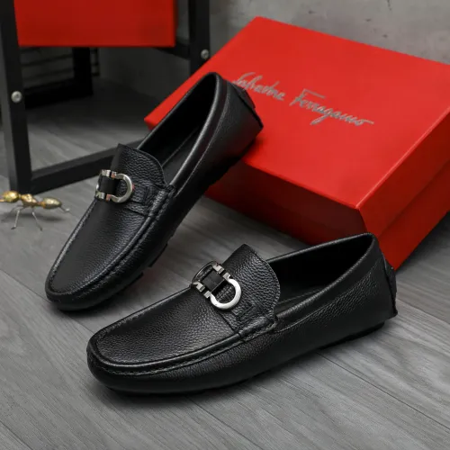 Salvatore Ferragamo Leather Shoes For Men #1443631