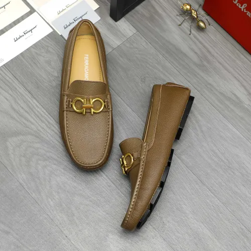 Salvatore Ferragamo Leather Shoes For Men #1443632
