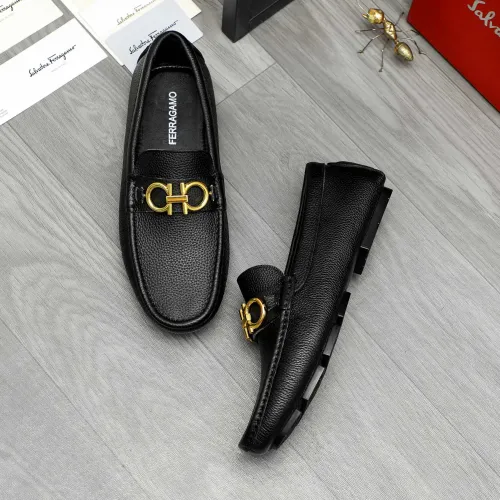 Salvatore Ferragamo Leather Shoes For Men #1443634