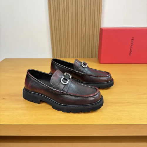 Salvatore Ferragamo Leather Shoes For Men #1443645