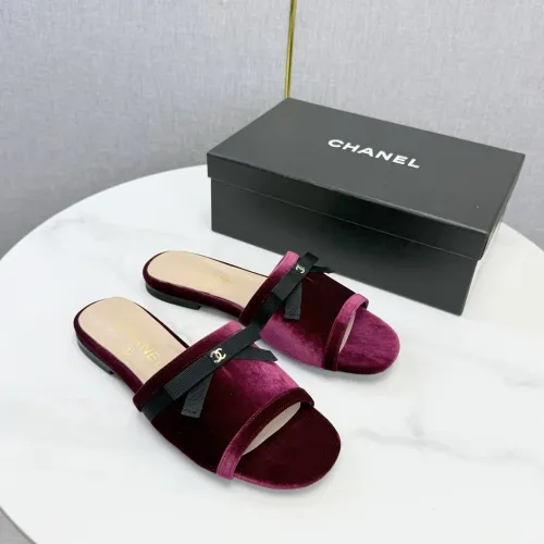 Chanel Slippers For Women #1443678 $96.00 USD, Wholesale Replica Chanel Slippers
