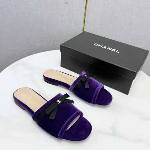 Chanel Slippers For Women #1443680 $96.00 USD, Wholesale Replica Chanel Slippers