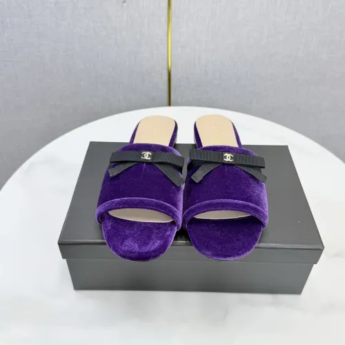 Replica Chanel Slippers For Women #1443680 $96.00 USD for Wholesale
