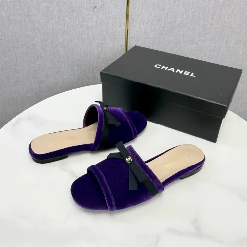 Replica Chanel Slippers For Women #1443680 $96.00 USD for Wholesale