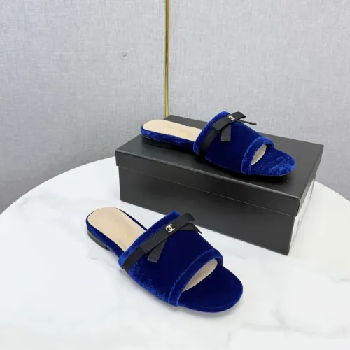 Replica Chanel Slippers For Women #1443682 $96.00 USD for Wholesale