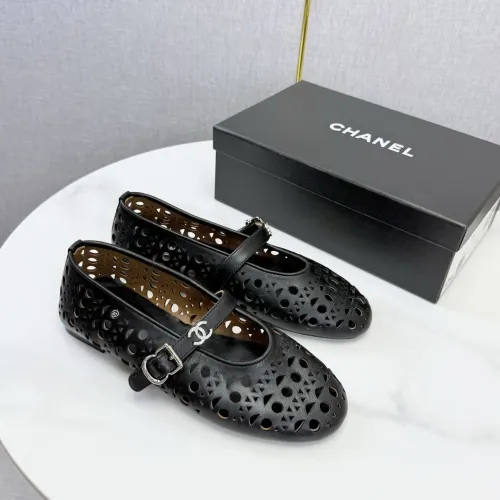 Replica Chanel Flat Shoes For Women #1443717 $102.00 USD for Wholesale