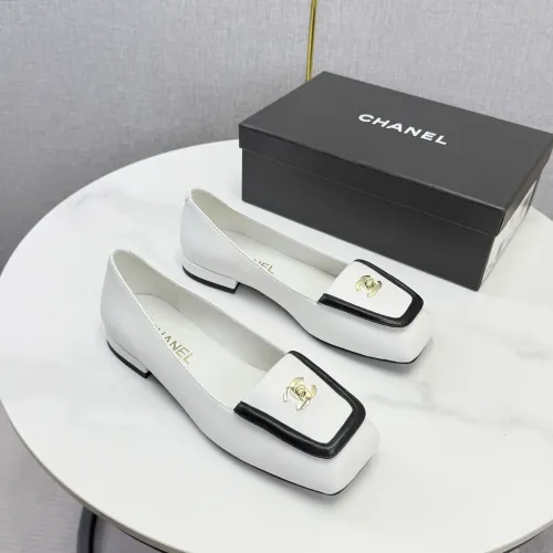Chanel Leather Shoes For Women #1443721 $102.00 USD, Wholesale Replica Chanel Leather Shoes