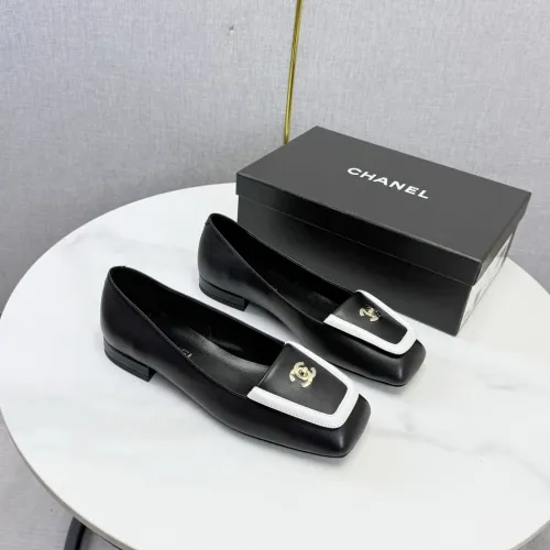 Chanel Leather Shoes For Women #1443722 $102.00 USD, Wholesale Replica Chanel Leather Shoes