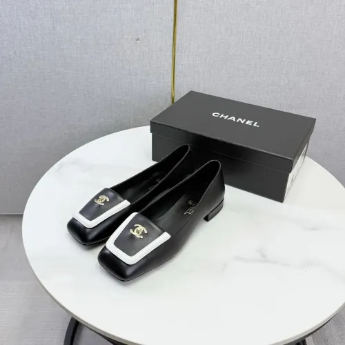 Replica Chanel Leather Shoes For Women #1443722 $102.00 USD for Wholesale