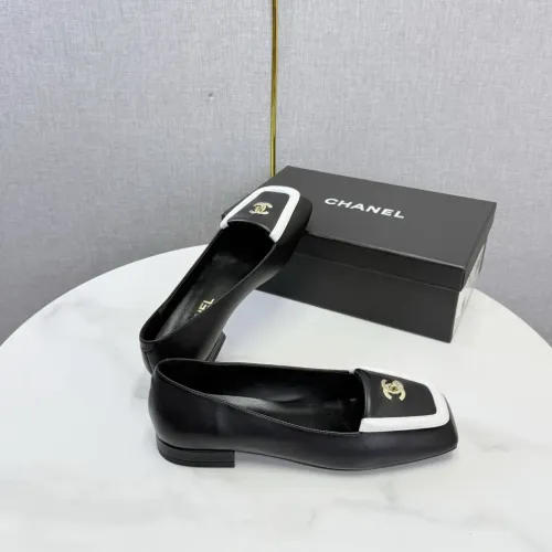 Replica Chanel Leather Shoes For Women #1443722 $102.00 USD for Wholesale