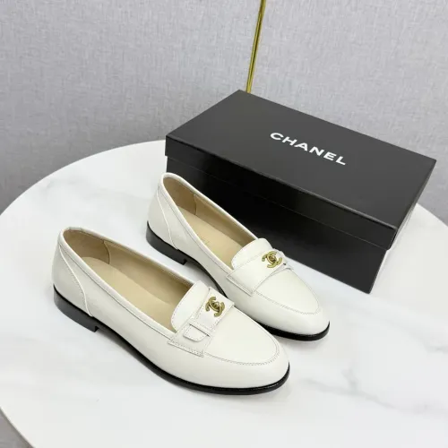Chanel Leather Shoes For Women #1443723 $108.00 USD, Wholesale Replica Chanel Leather Shoes