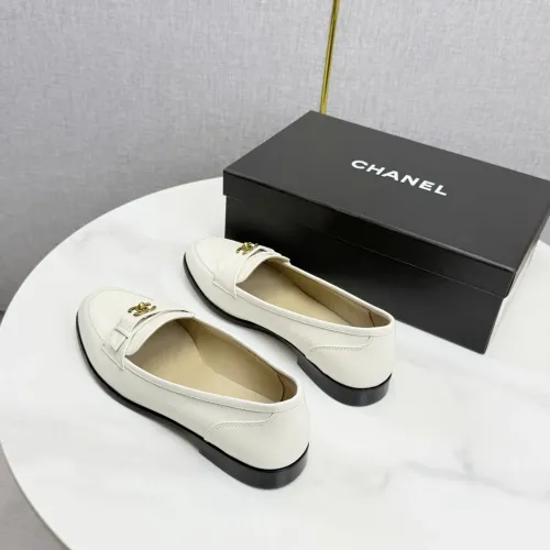 Replica Chanel Leather Shoes For Women #1443723 $108.00 USD for Wholesale