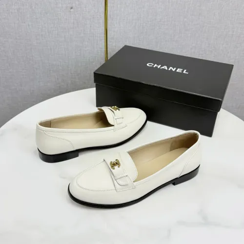 Replica Chanel Leather Shoes For Women #1443723 $108.00 USD for Wholesale