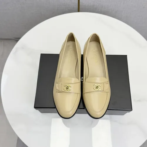 Replica Chanel Leather Shoes For Women #1443724 $108.00 USD for Wholesale