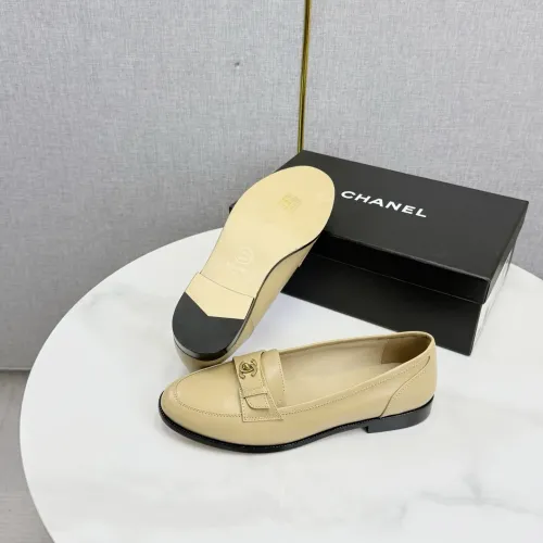 Replica Chanel Leather Shoes For Women #1443724 $108.00 USD for Wholesale