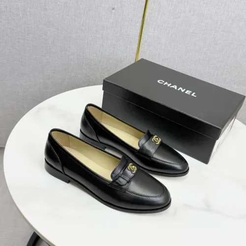 Chanel Leather Shoes For Women #1443725 $108.00 USD, Wholesale Replica Chanel Leather Shoes
