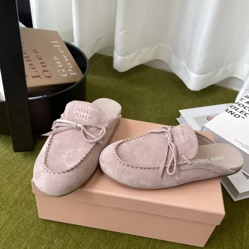 MIU MIU Slippers For Women #1443733 $100.00 USD, Wholesale Replica MIU MIU Slippers