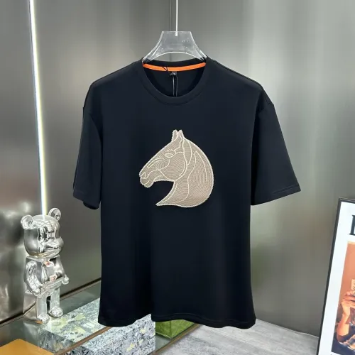 Hermes T-Shirts Short Sleeved For Men #1443928 $64.00 USD, Wholesale Replica Hermes T-Shirts