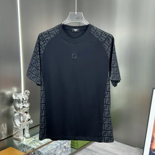 Fendi T-Shirts Short Sleeved For Men #1444093 $80.00 USD, Wholesale Replica Fendi T-Shirts