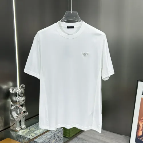 Prada T-Shirts Short Sleeved For Men #1444102 $76.00 USD, Wholesale Replica Prada T-Shirts