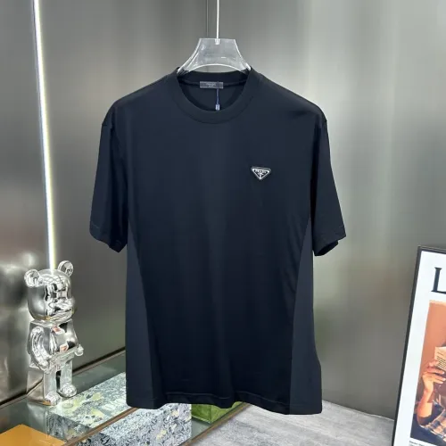 Prada T-Shirts Short Sleeved For Men #1444103 $76.00 USD, Wholesale Replica Prada T-Shirts