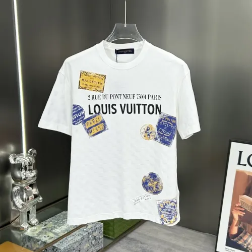 Louis Vuitton LV T-Shirts Short Sleeved For Men #1444110 $80.00 USD, Wholesale Replica Louis Vuitton LV T-Shirts