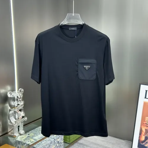 Prada T-Shirts Short Sleeved For Men #1444119 $80.00 USD, Wholesale Replica Prada T-Shirts