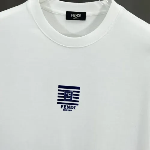 Replica Fendi T-Shirts Short Sleeved For Men #1444120 $80.00 USD for Wholesale