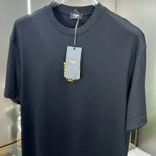 Replica Fendi T-Shirts Short Sleeved For Men #1444121 $80.00 USD for Wholesale