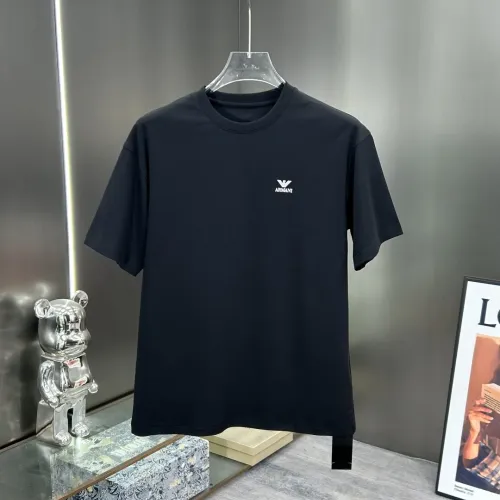 Armani T-Shirts Short Sleeved For Men #1444158 $56.00 USD, Wholesale Replica Armani T-Shirts