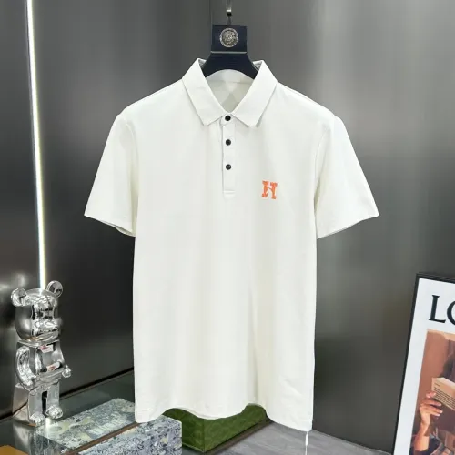 Hermes T-Shirts Short Sleeved For Men #1444195 $60.00 USD, Wholesale Replica Hermes T-Shirts