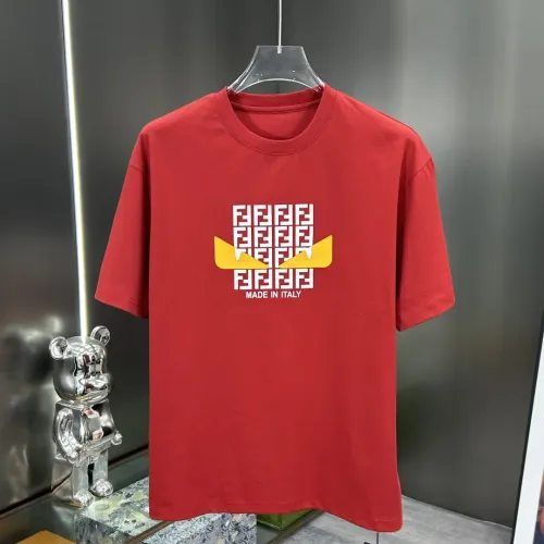 Fendi T-Shirts Short Sleeved For Men #1444259 $56.00 USD, Wholesale Replica Fendi T-Shirts