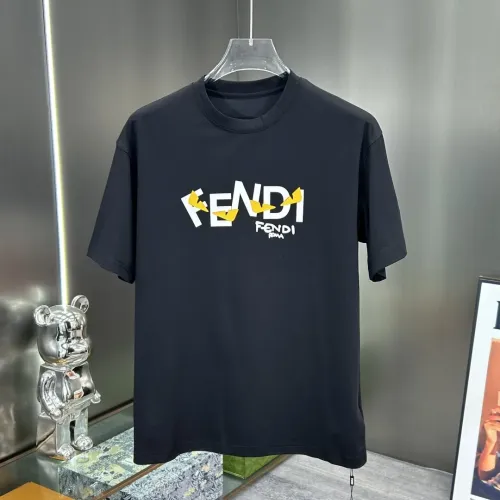 Fendi T-Shirts Short Sleeved For Men #1444266 $56.00 USD, Wholesale Replica Fendi T-Shirts