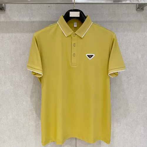 Prada T-Shirts Short Sleeved For Men #1444278 $76.00 USD, Wholesale Replica Prada T-Shirts